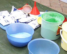 Educating CHildren|Preschool|Science|colours(secondary)|Salt Experiment