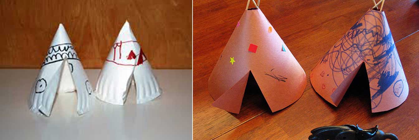 Educating CHildren|Preschool|Art|Homes|Tee Pee