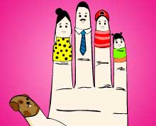 Educating CHildren|Preschool|Maths|A Family Fingerplay