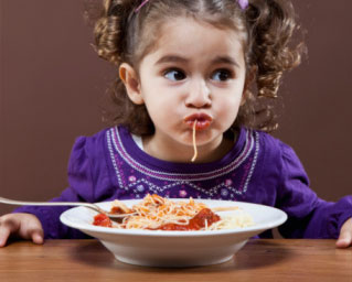 Educating CHildren|Preschool}Kitchen|Language|On Top of Spaghetti